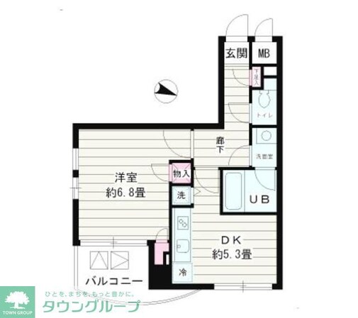 シュロスK・Y北品川の物件間取画像